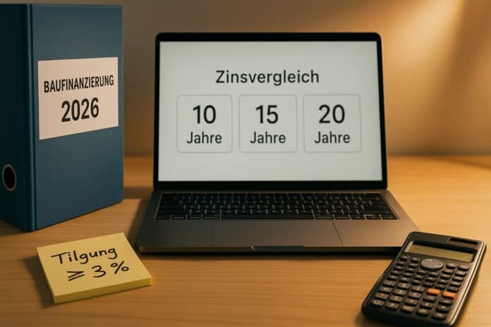 Anschlussfinanzierung 2026: Zinsbindung im Vergleich
