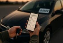 Kreditvergleich Gebrauchtfahrzeug Kredit Gebrauchtfahrzeug – Smartphone & Autoschlüssel, abends