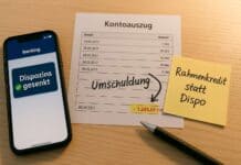 Dispozins halbieren: Rahmen, Umschuldung & Zinsalarm Dispozins halbieren – Umschuldung & Rahmenkredit