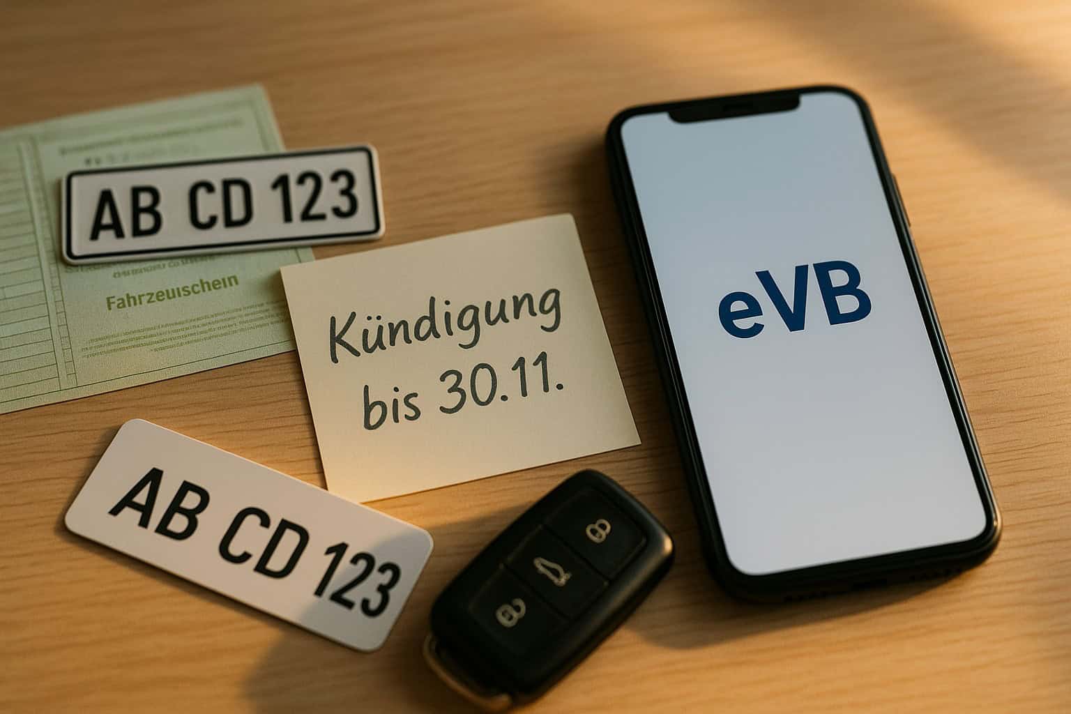 Kfz-Wechsel im Blick Kfz-Wechsel im Blick: eVB & Frist 30.11.