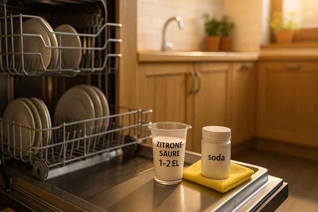 Spülmaschine riecht? Billige Lösungen, großer Effekt