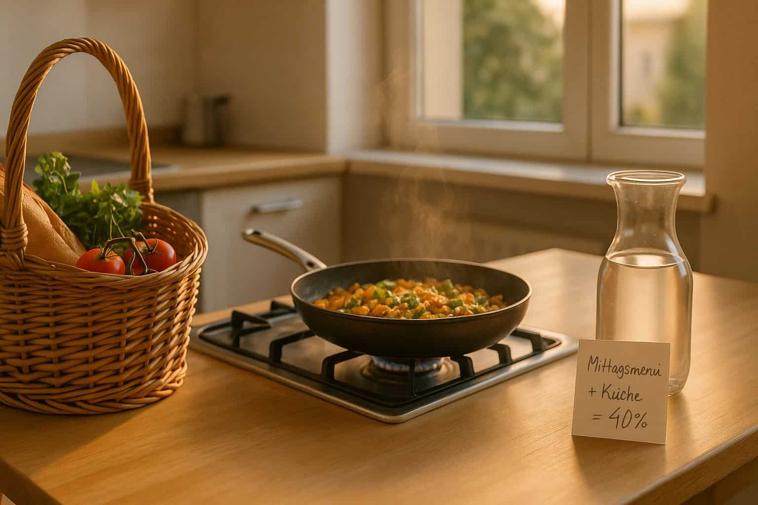 Unterkunft & Verpflegung sparen Unterkunft & Verpflegung sparen – Küche statt Aufpreis