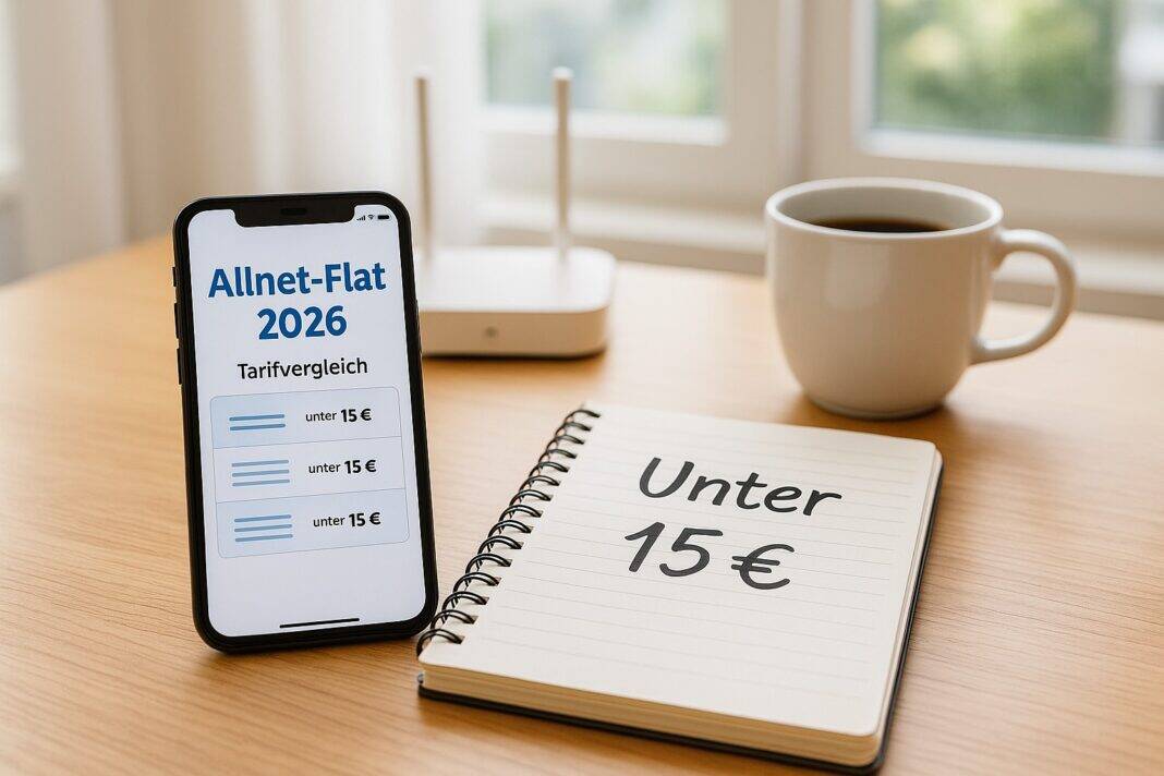 Allnet-Flat unter 15 €: echte Preisbrecher 2026