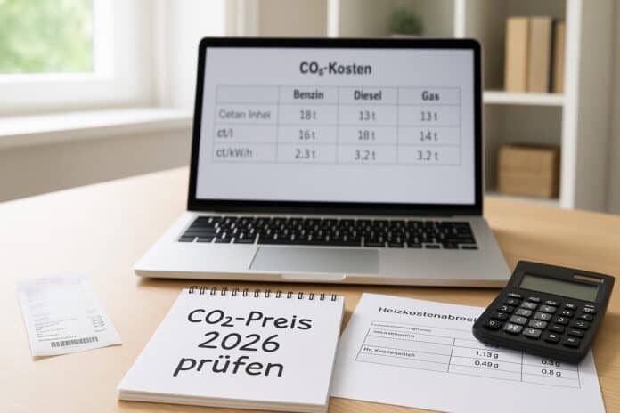 CO₂-Preis 2026 verstehen: Sprit- und Heizkosten clever optimieren