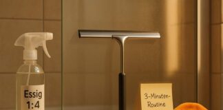 Duschkabine streifenfrei: Hausmittel statt Chemie Duschkabine streifenfrei mit Hausmitteln – das 3‑Minuten‑Setup