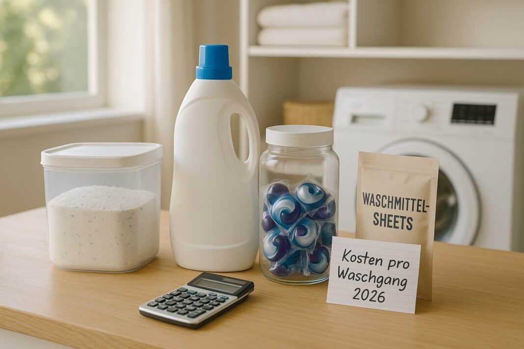 Flüssig, Pulver, Tabs und Sheets im Kostenvergleich 2026