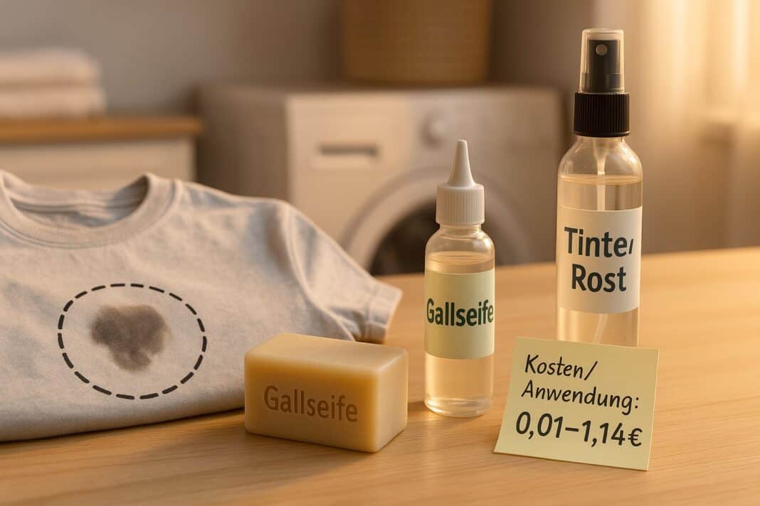 Flecken günstig entfernen: Gallseife vs. Spezial‑Sprays