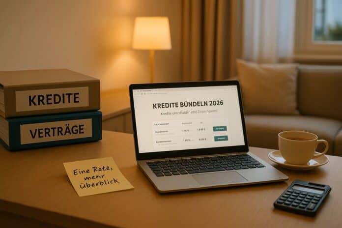 Kredite bündeln 2026 – eine Rate für mehr Überblick