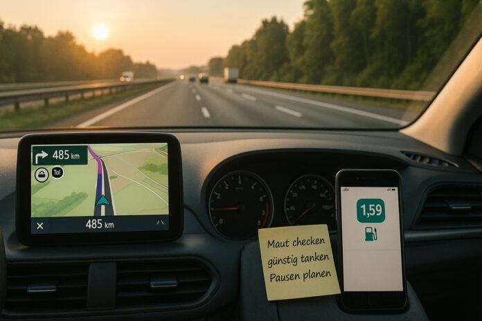 Langstrecke clever planen: Maut, Vignette und Tankstopps im Blick