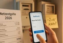 Netzentgelte 2026 sinken deutlich: So viel spart dein Haushalt – jetzt Tarif prüfen Netzentgelte 2026: Abrechnung prüfen & Tarif wechseln
