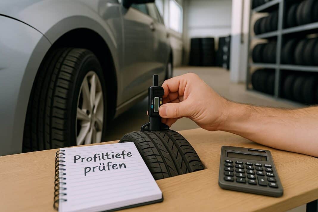 Profiltiefe prüfen: So sicherst du Nasshaftung und sparst Geld