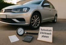 Reifendruck & Verbrauch: richtige Werte sparen bares Geld Reifendruck prüfen und Spritkosten senken