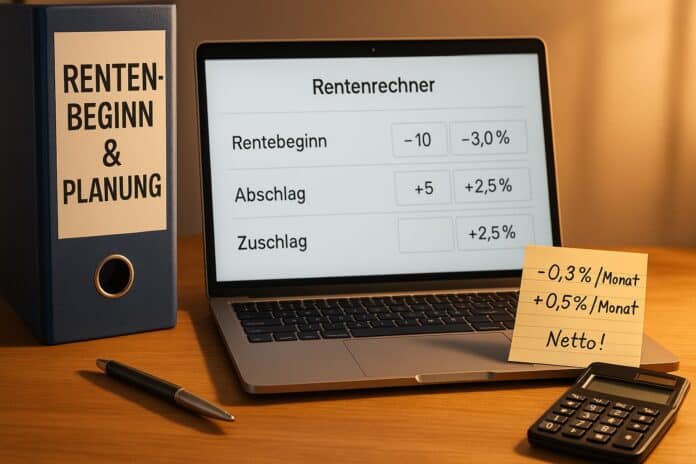 Rentenbeginn planen: Abschläge vs. Zuschläge im Blick