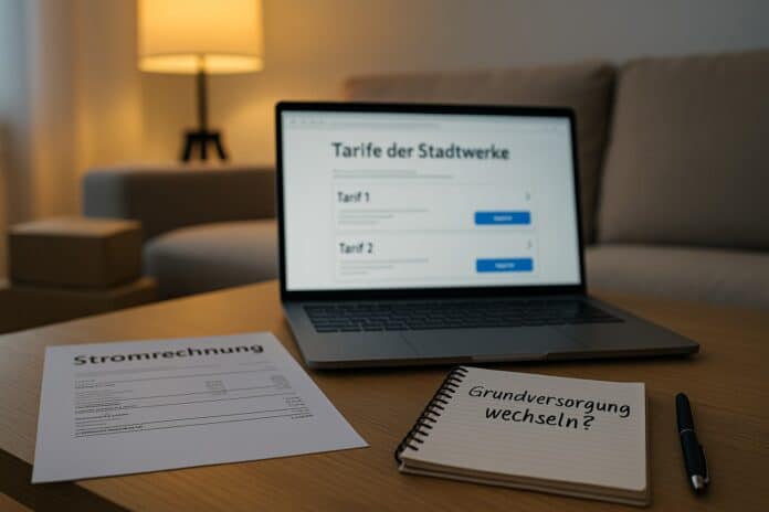 Aus der Strom-Grundversorgung in Sachsen sicher in günstigere Stadtwerkstarife wechseln