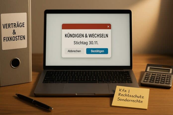 Tarifwechsel bei Kfz & Rechtsschutz – Fristen im Blick