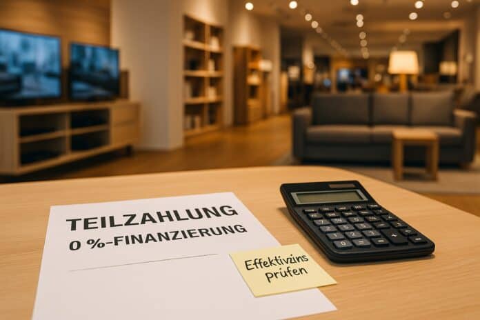 Teilzahlung im Handel – echte Kosten an der Kasse prüfen