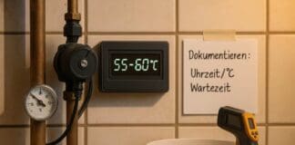 Warmwasser zentral absenken: Was ist zulässig – und dürfen die Kosten trotzdem voll umgelegt werden? Warmwasser in Berlin: Temperatur, Zirkulation, Umlage