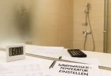 Warmwassertemperatur optimal einstellen – so sparst du bis zu 20 % Warmwassertemperatureinstellen und Energiekosten senken