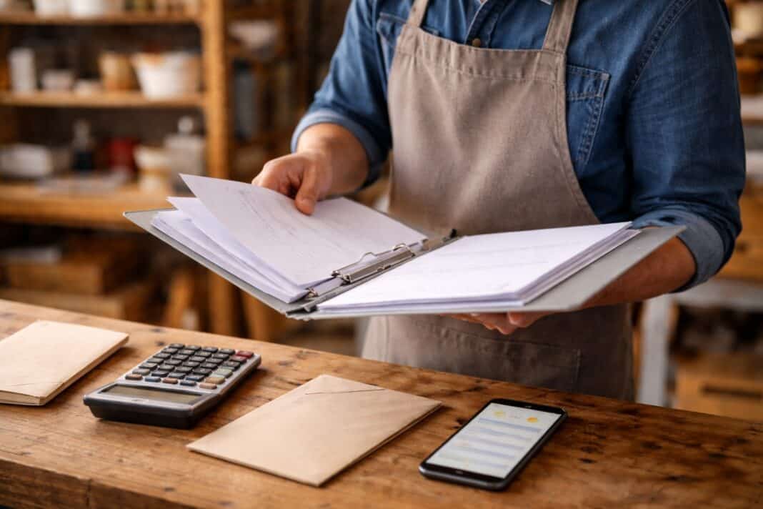 Unternehmer prüft Kündigungsfristen der Gewerbeversicherung