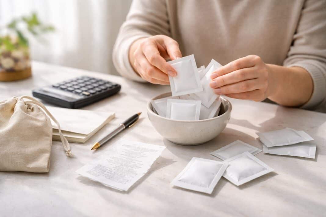 Haushaltsbudget planen mit Produktproben