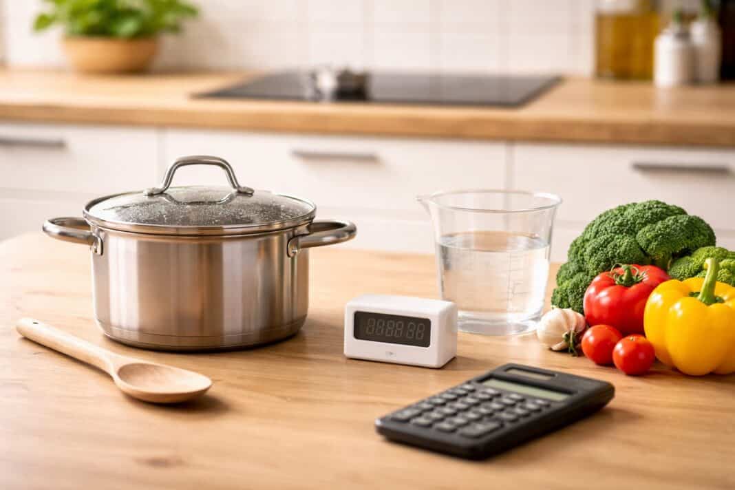 Kochen mit Deckel – Energie sparen am Herd