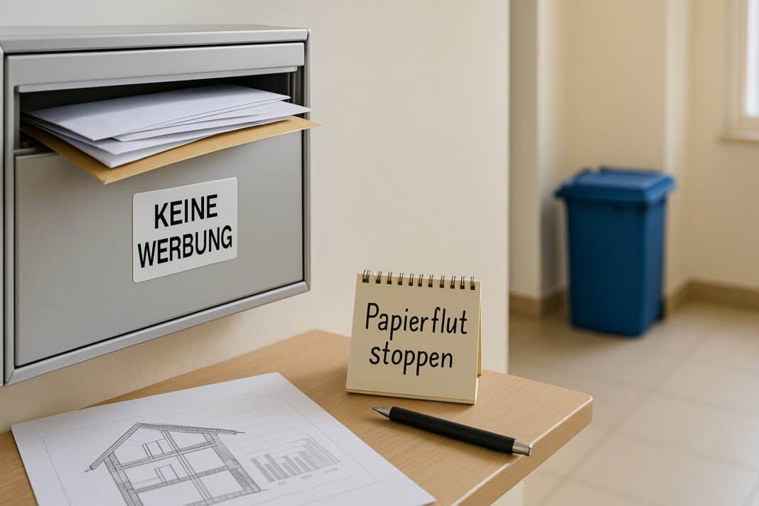 Papierflut stoppen: Post & Werbung rechtssicher abbestellen