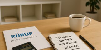 Steuern sparen mit Rürup: Abzug richtig nutzen Rürup-Rente am Esstisch durchrechnen und Steuern sparen