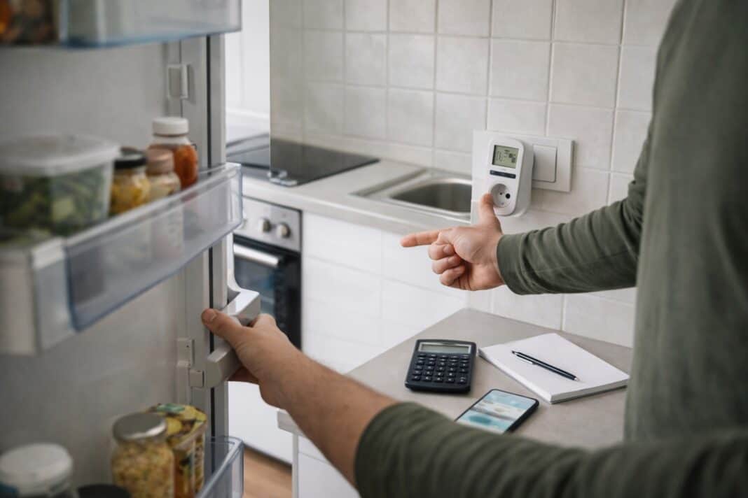 Stromfresser in der Küche prüfen bei Tageslicht