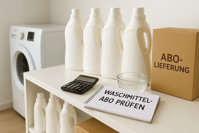 Waschmittel-Abo gegen Vorratskauf im Kostencheck