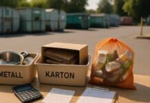 Wertstoffhof-Hacks: Gebühren vermeiden, Pfand & Bonus mitnehmen Wertstoffe sortiert abgeben und Gebühren vermeiden