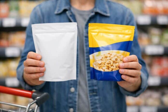 Zwei Produkte im Vergleich: Discounter vs. Marke im Regal